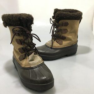 Sorel Alpine Womens 8 Tan Brown Duck Boots